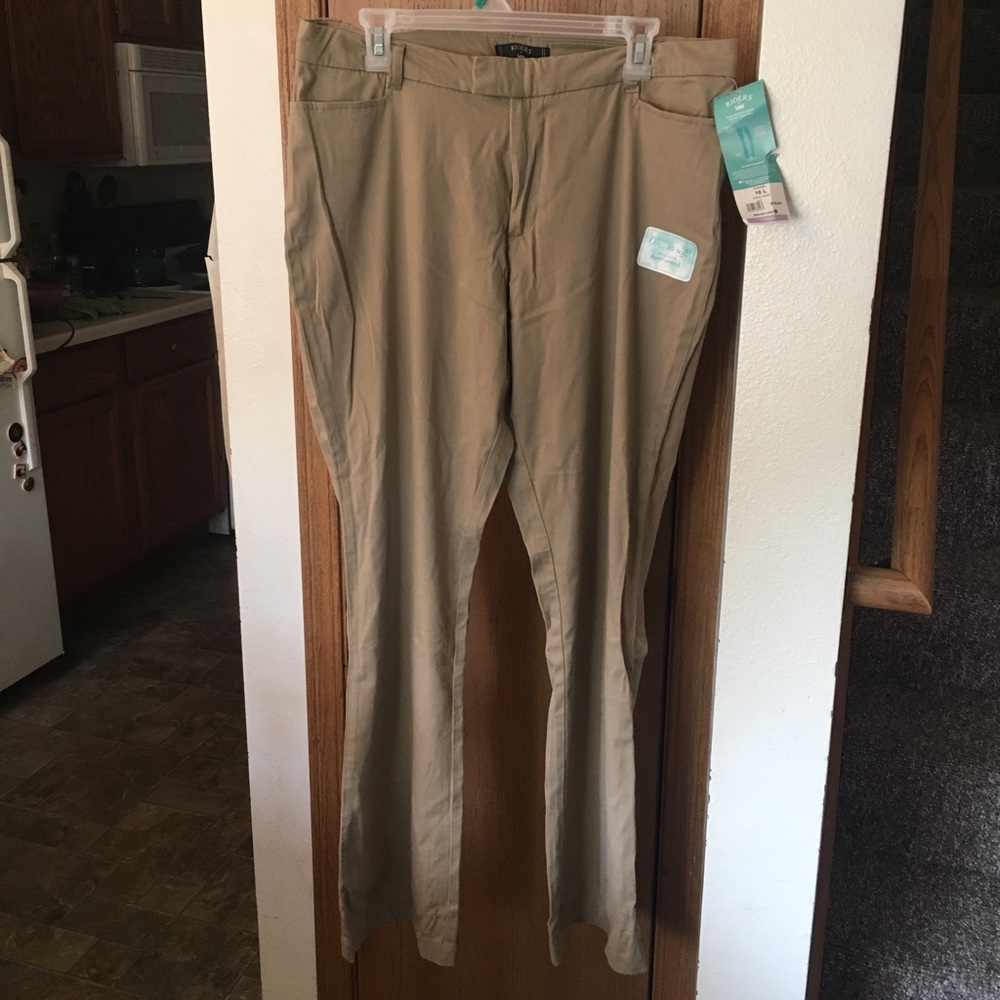 Long dress khaki pants